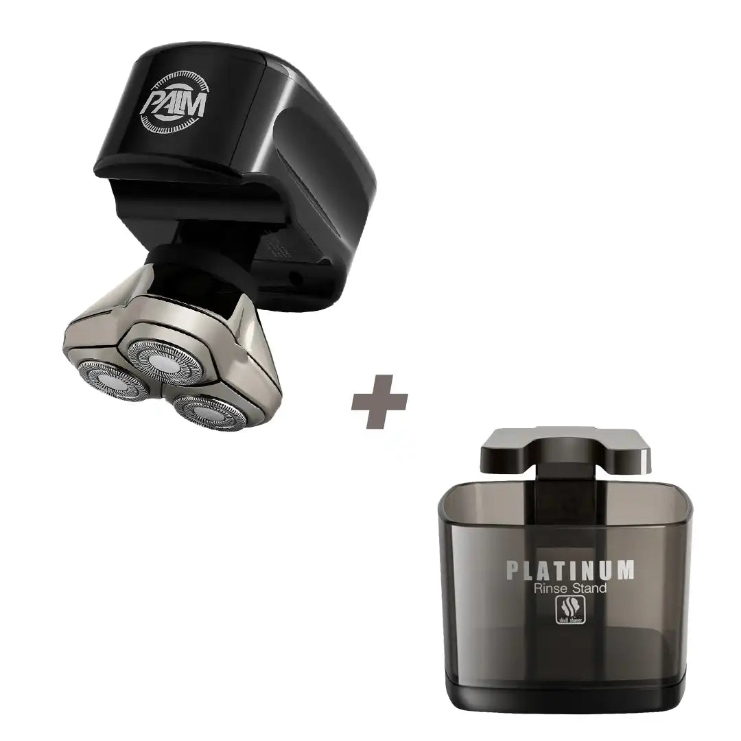Palm Head & Face Shaver | USB charging cable included