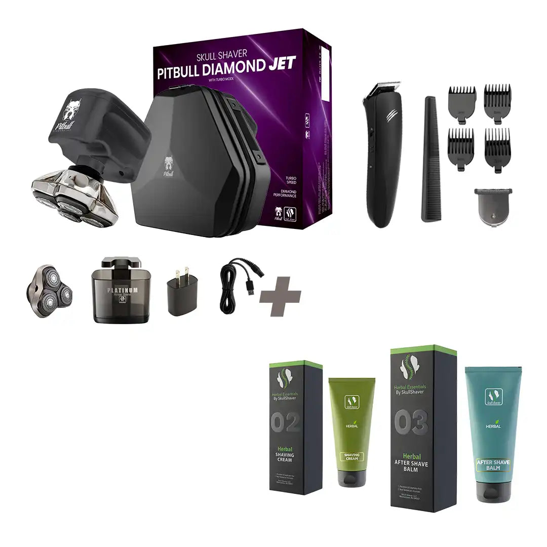 Pitbull Diamond Jet Head & Face Shaver | Ultimate Precision & Smoothness